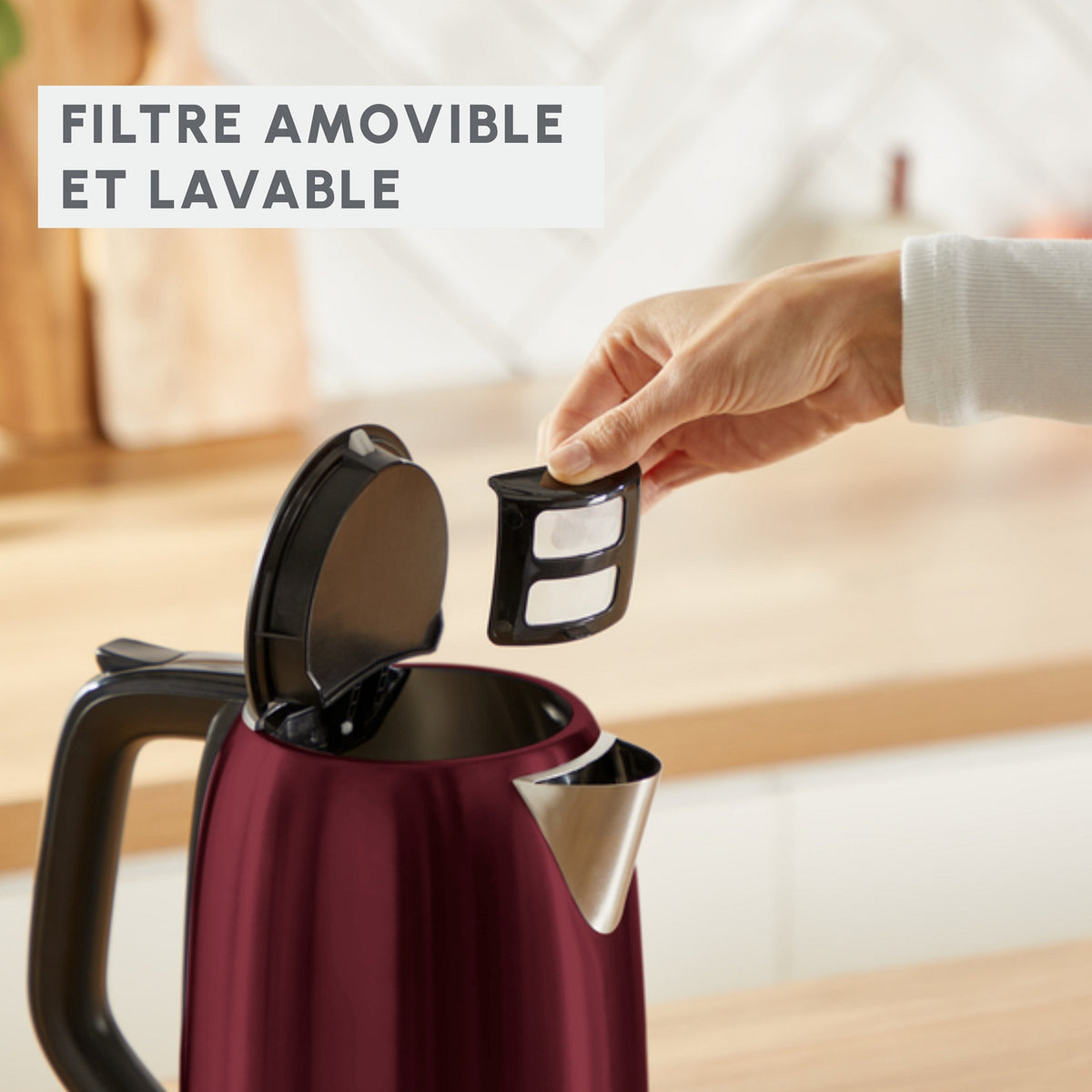Moulinex Bouilloire sans-fil 1,7L 2400w Tanin