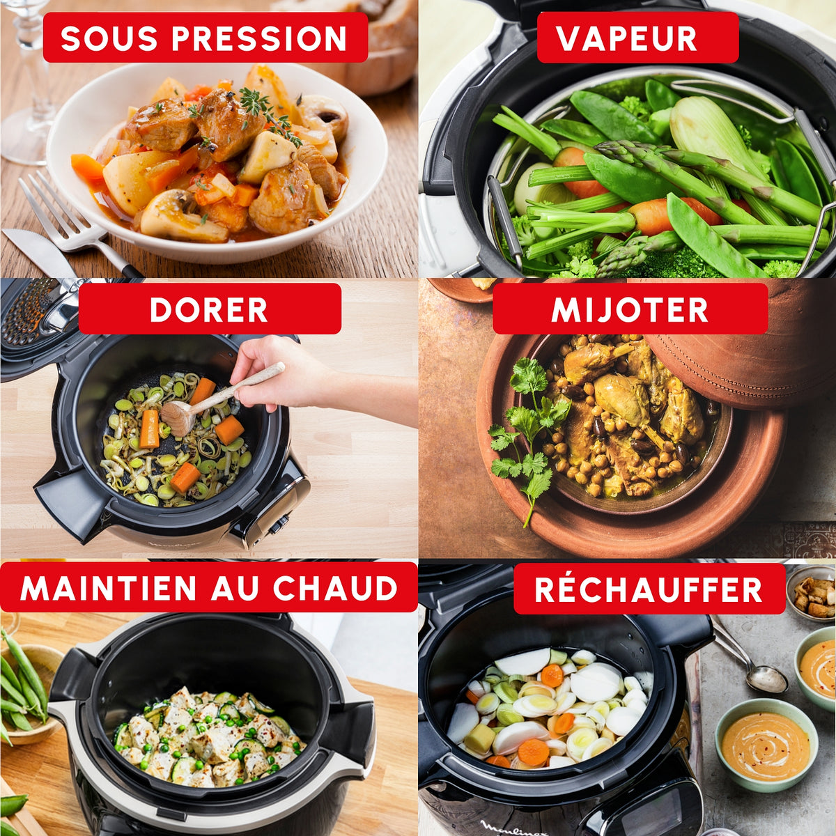 Moulinex Multicuiseur Cookeo+ CE85B8F0 Noir