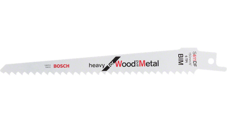 Bosch Bosch 2 608 656 259 Lame de scie sauteuse, à chantourner et sabre Lames de scie sabre Bimétal 100 pièce(s)