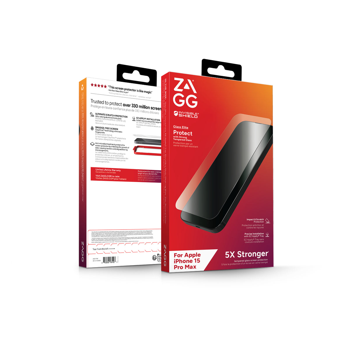 ZAGG Glass Elite Protection d'écran transparent Apple 1 pièce(s) - vue 4