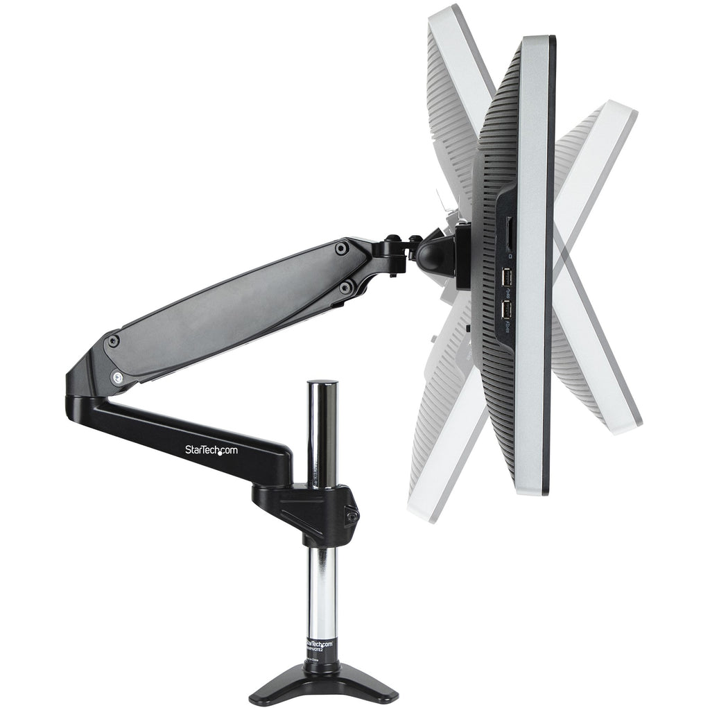 StarTech.com Support Simple Écran PC Bras Moniteur VESA pour Écrans 32" ou 49" (32:9) jusqu'à 8kg
