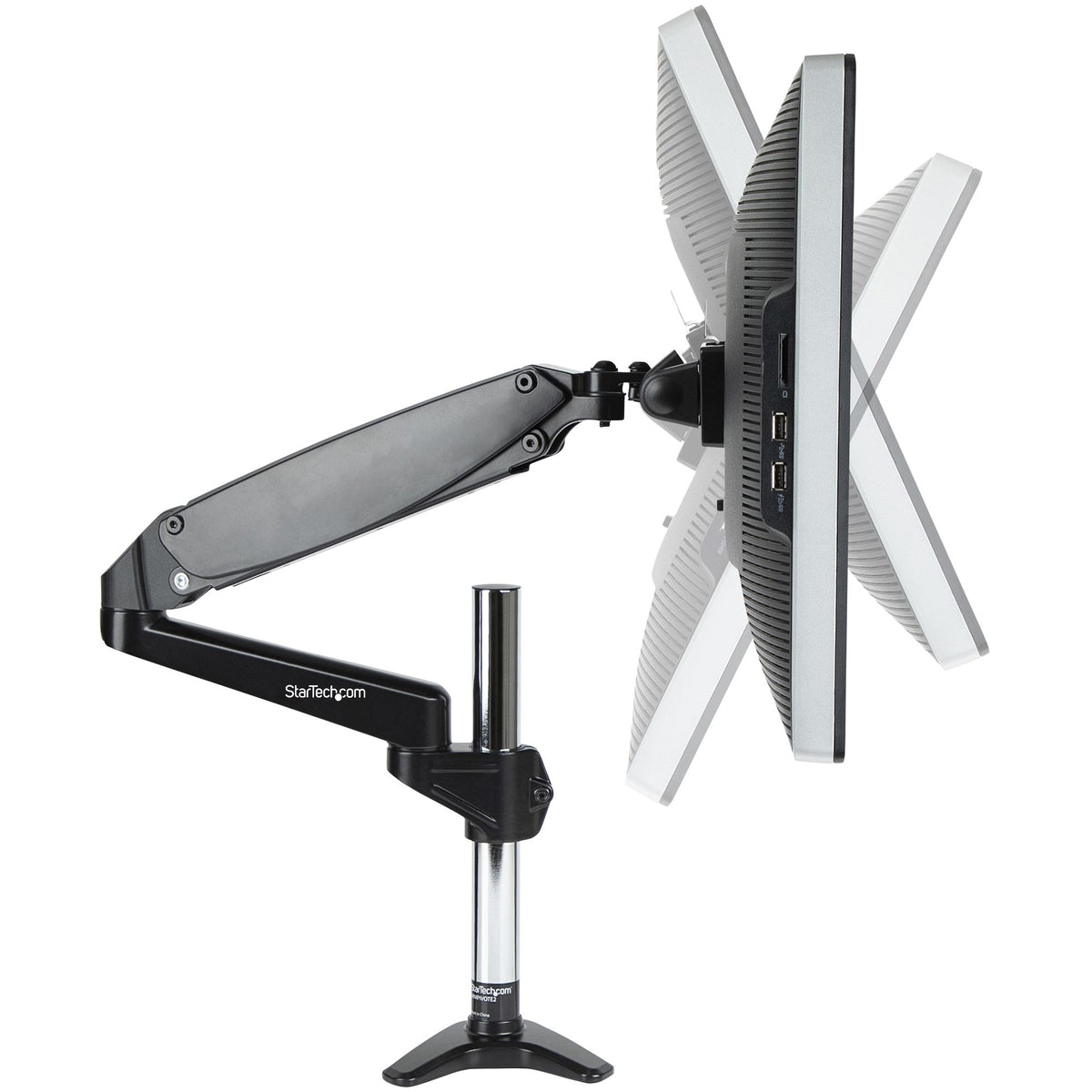 StarTech.com Support Simple Écran PC Bras Moniteur VESA pour Écrans 32" ou 49" (32:9) jusqu'à 8kg