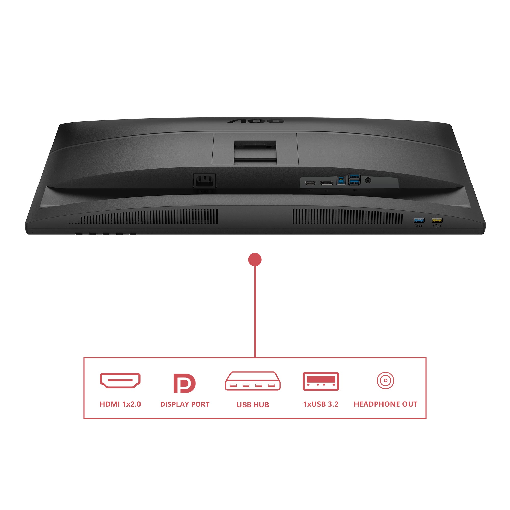 AOC E4 Q27E4U écran plat de PC 68,6 cm (27") 2560 x 1440 pixels Quad HD LED Noir