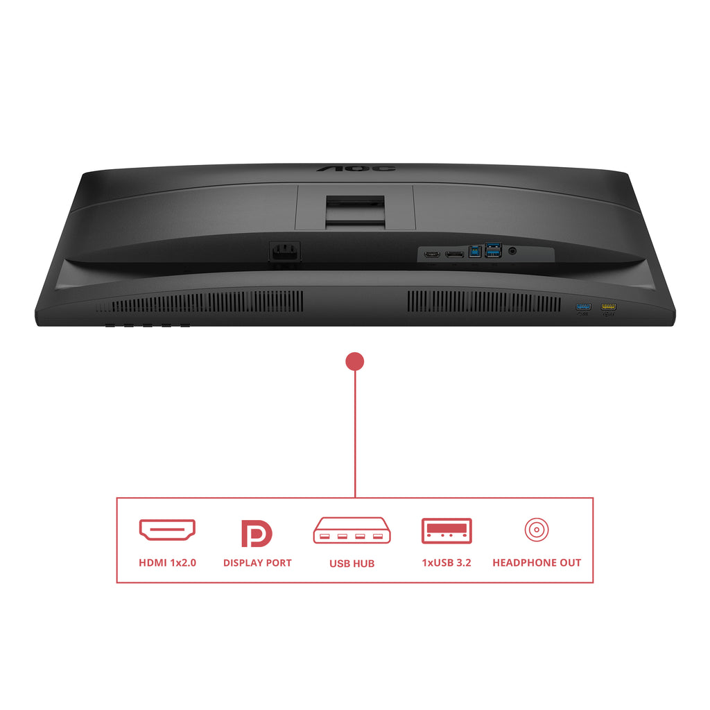 AOC E4 Q27E4U écran plat de PC 68,6 cm (27") 2560 x 1440 pixels Quad HD LED Noir