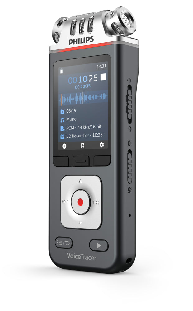 Philips VoiceTracer Noir, Gris
