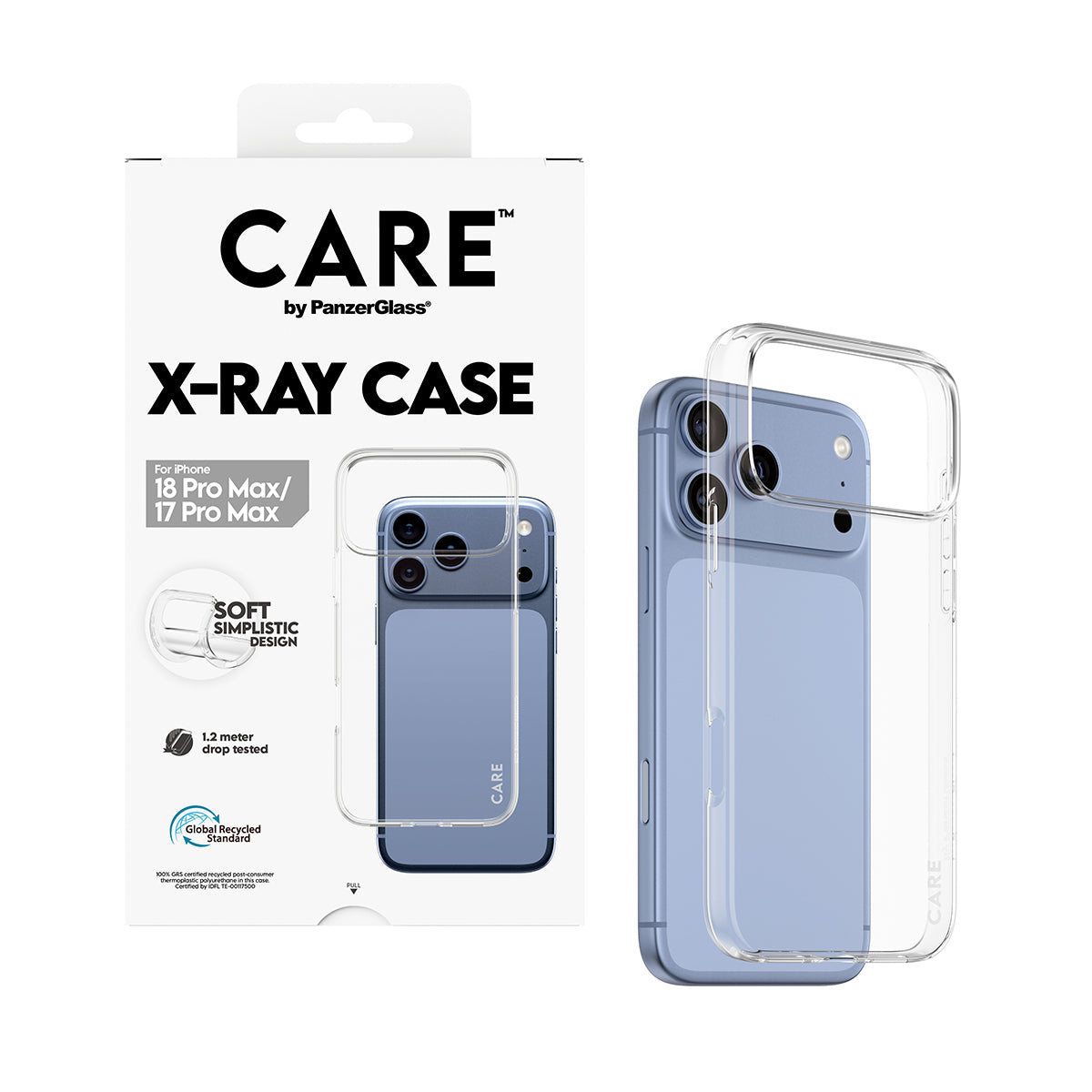 PanzerGlass CARE™ by ® X-Ray Case iPhone 2026 Pro Max | 17 Pro Max coque de protection pour téléphones portables Housse 