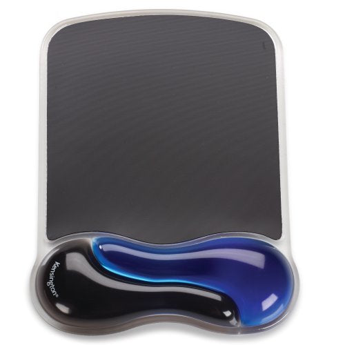 Kensington Repose-poignet en gel pour tapis à souris duo - bleu