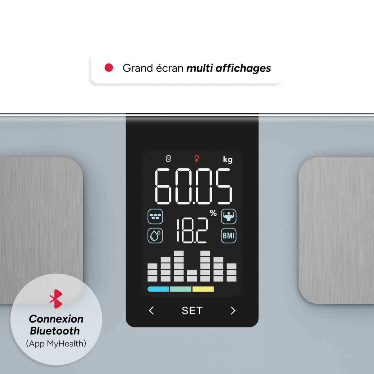 Terraillon Impédancemètre connecté - EVO FIT