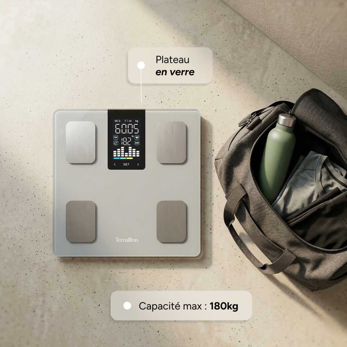 Terraillon Impédancemètre connecté - EVO FIT