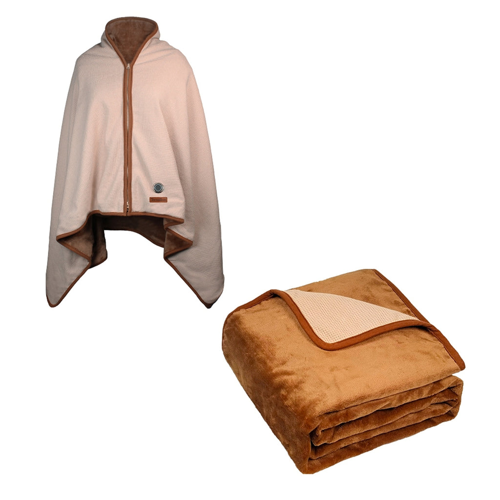 Terraillon Plaid & Poncho chauffant 2-en1 - NOOMA