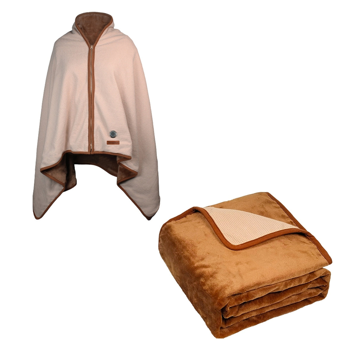 Terraillon Plaid & Poncho chauffant 2-en1 - NOOMA