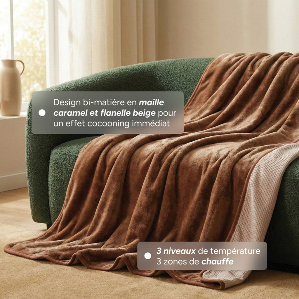 Terraillon Plaid & Poncho chauffant 2-en1 - NOOMA