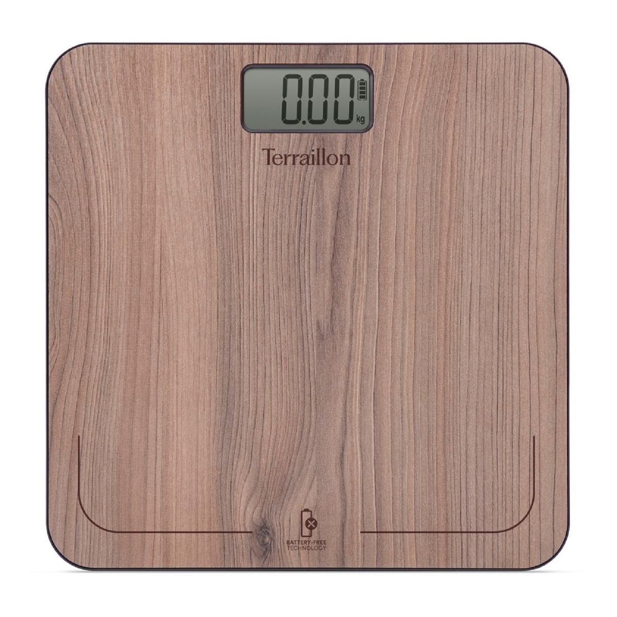Terraillon Pèse-personne Power Free Natura Walnut