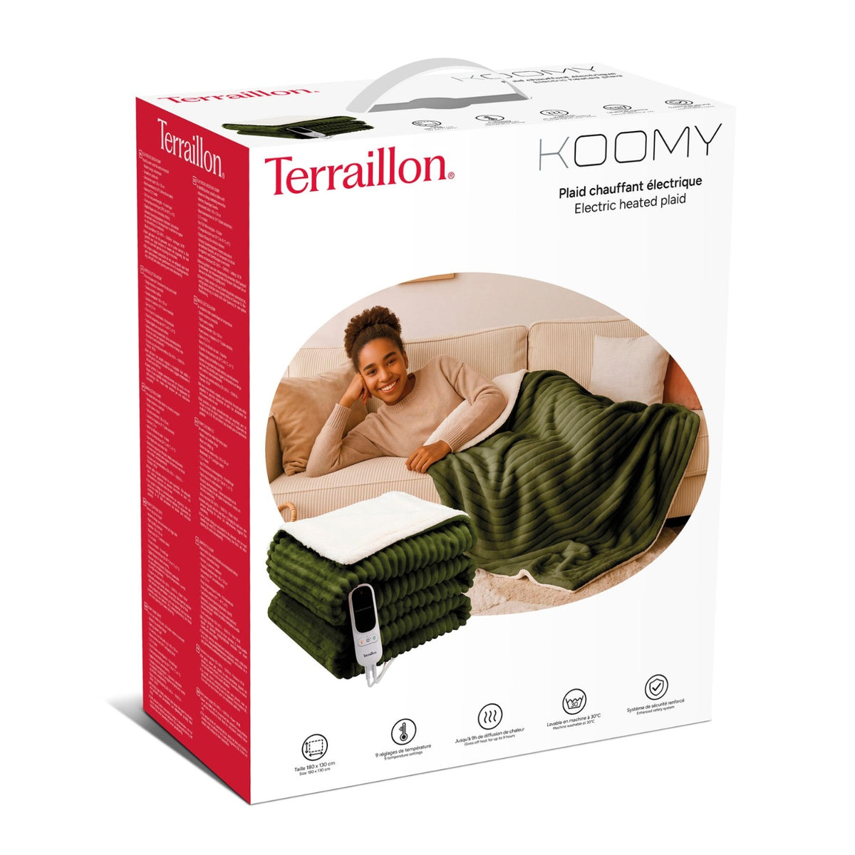 Terraillon Plaid Chauffant éléctrique - KOOMY