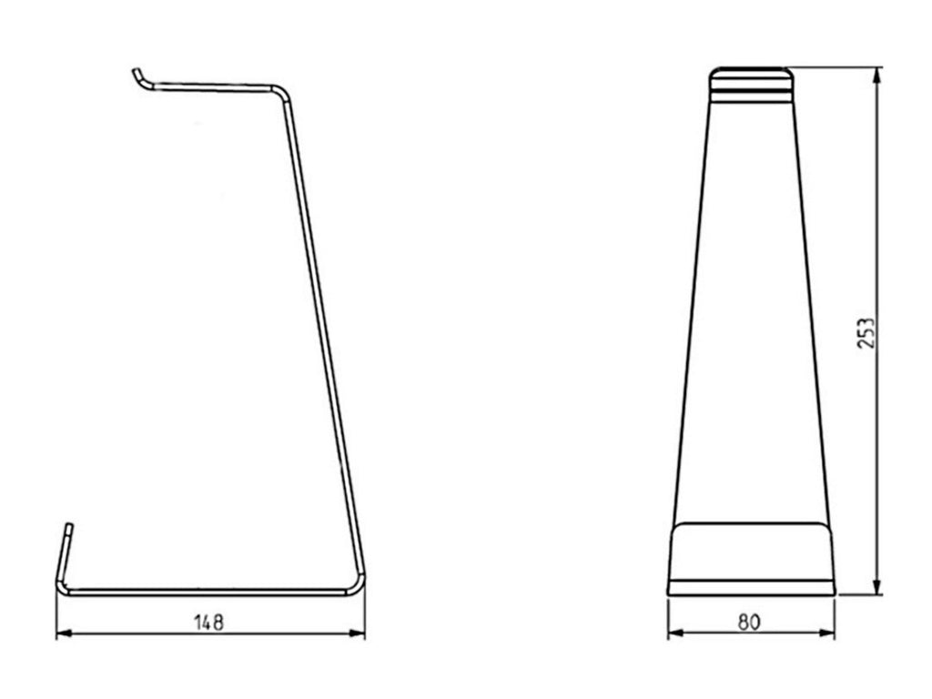 Multibrackets 1862 accessoire pour casque /oreillettes Support de casque
