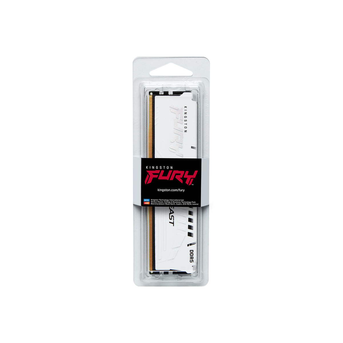 Kingston Technology FURY Beast 32 Go 5600 MT/s DDR5 CL40 DIMM White XMP