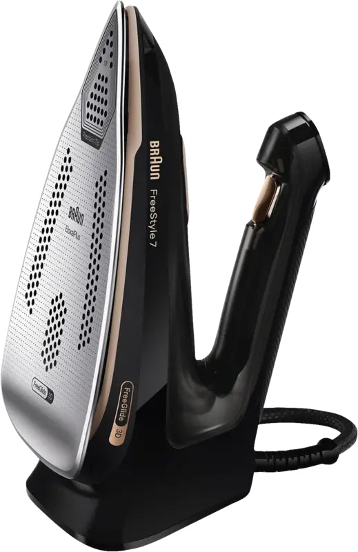 Braun FI 7276 BK FreeStyle 7 Fer à vapeur Noir, Or