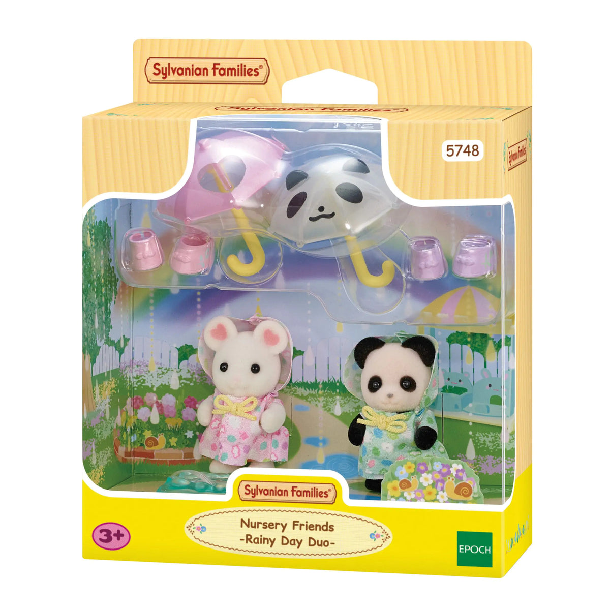 Sylvanian Families Le duo des bébés en habits de pluie
