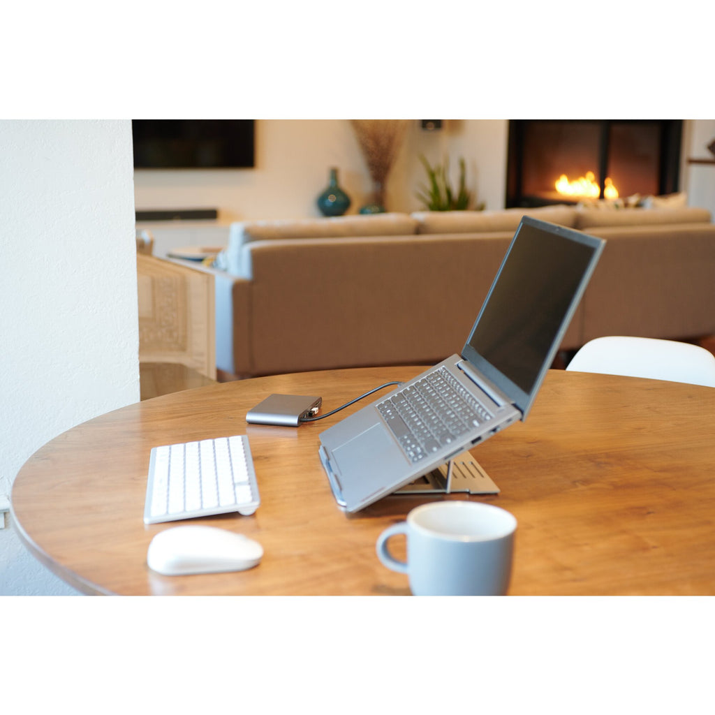 Kensington Rehausseur Easy Riser Aluminium pour ordinateur portable