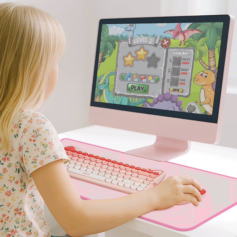 LogiLink ID0221 Tapis de souris de jeu Rose