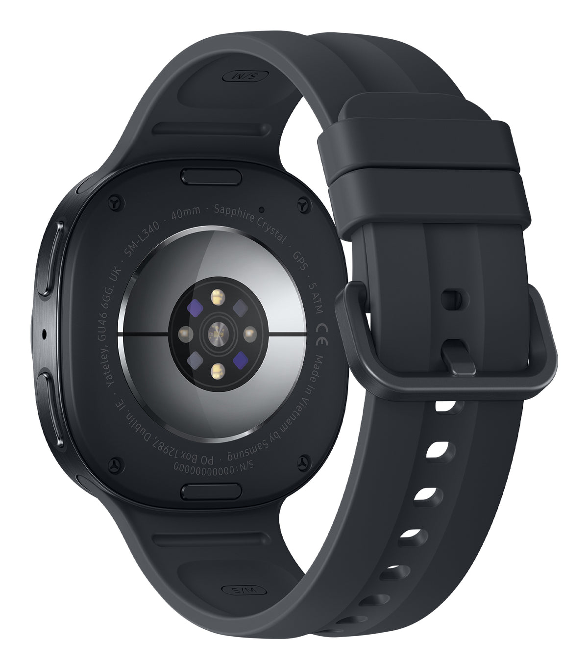 Samsung Galaxy Watch9 3,3 cm (1.3") AMOLED 40 mm Numérique 438 x 438 pixels Écran tactile Graphite Wifi GPS (satellite)