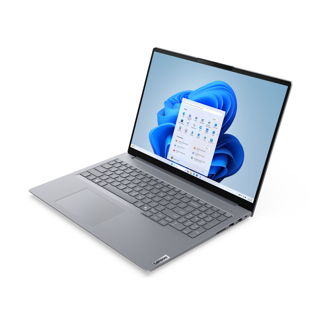 Lenovo ThinkBook 16 G8 IAL Intel Core Ultra 9 185H Ordinateur portable 40,6 cm (16") WUXGA 16 Go DDR5-SDRAM 512 Go SSD Wi-Fi 6E (802.11ax) Windows 11 Pro Allemand Gris