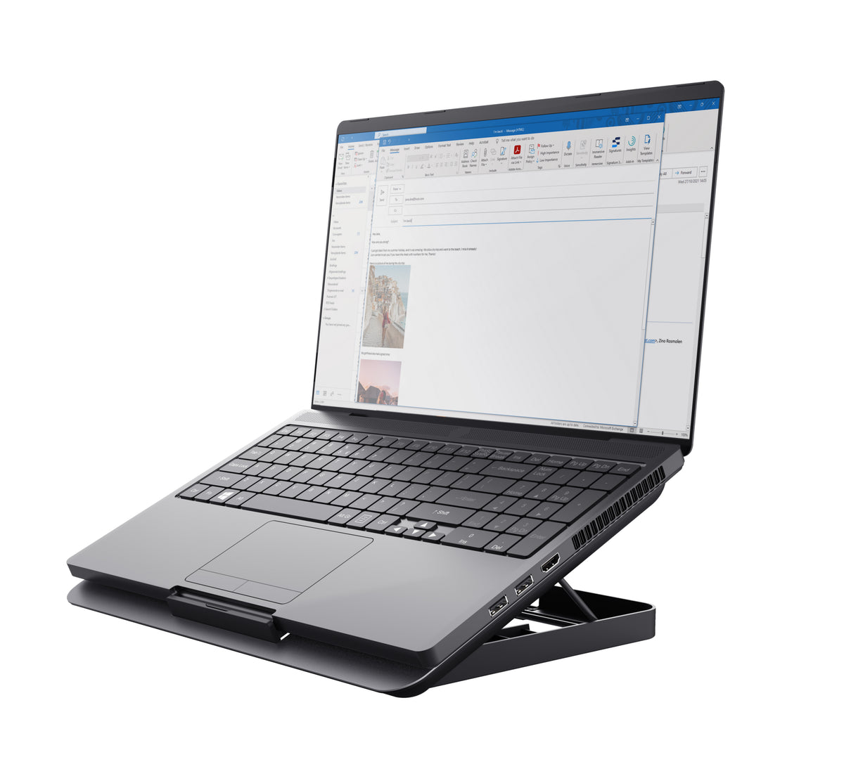Trust Exto Support de refroidissement pour ordinateur portable jusqu'à 16 pouces