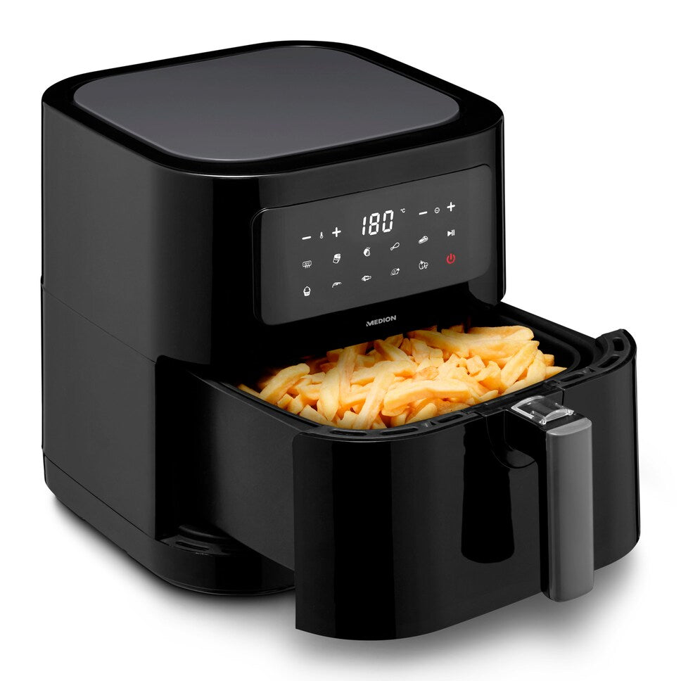 MEDION LIFE E40 XL Unique 5,2 L Friteuse d’air chaud Noir