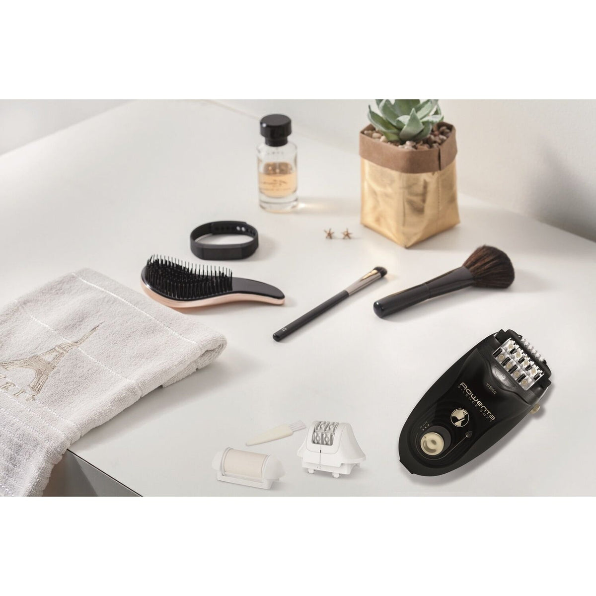Rowenta Epilateur électrique Silence Soft Collection Magic Nature + 4 Accessoires EP5628F0