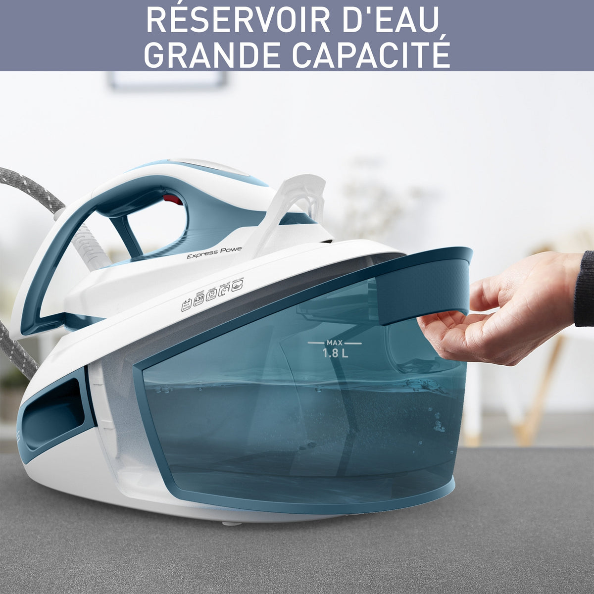 Calor Centrale vapeur SV8111C0 - Bleu/Blanc