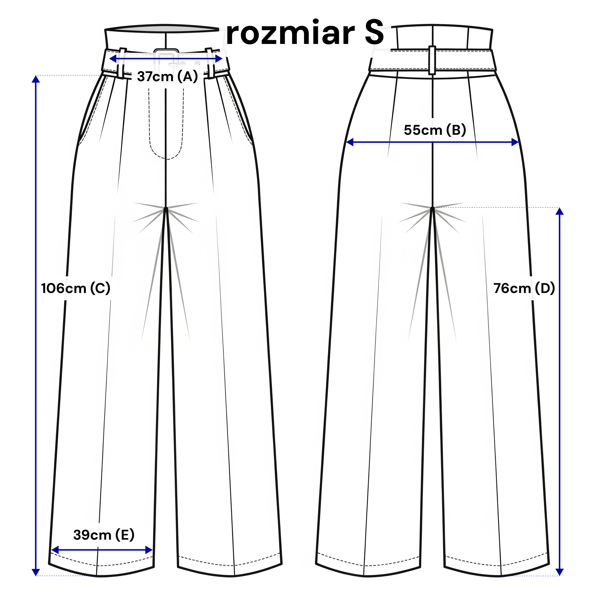 Pantalon pour femme avec une ceinture décorative et des jambes larges