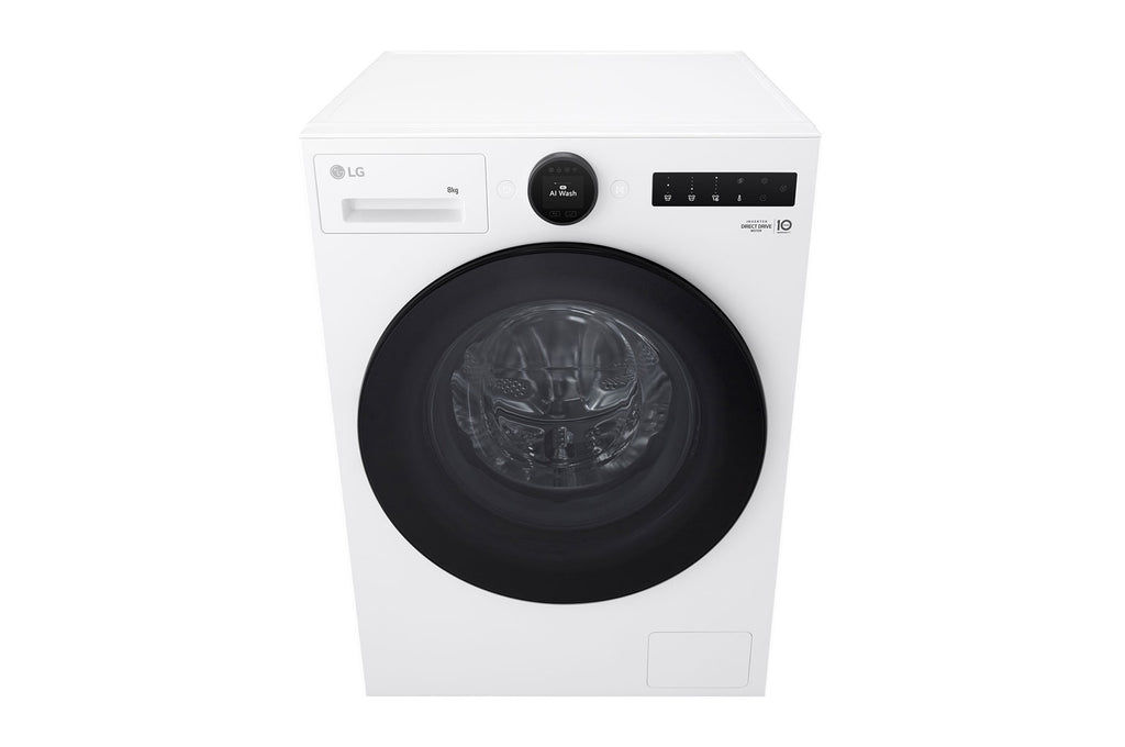 LG F4WX808YC machine à laver Charge avant 8 kg 1400 tr/min Blanc - vue 3