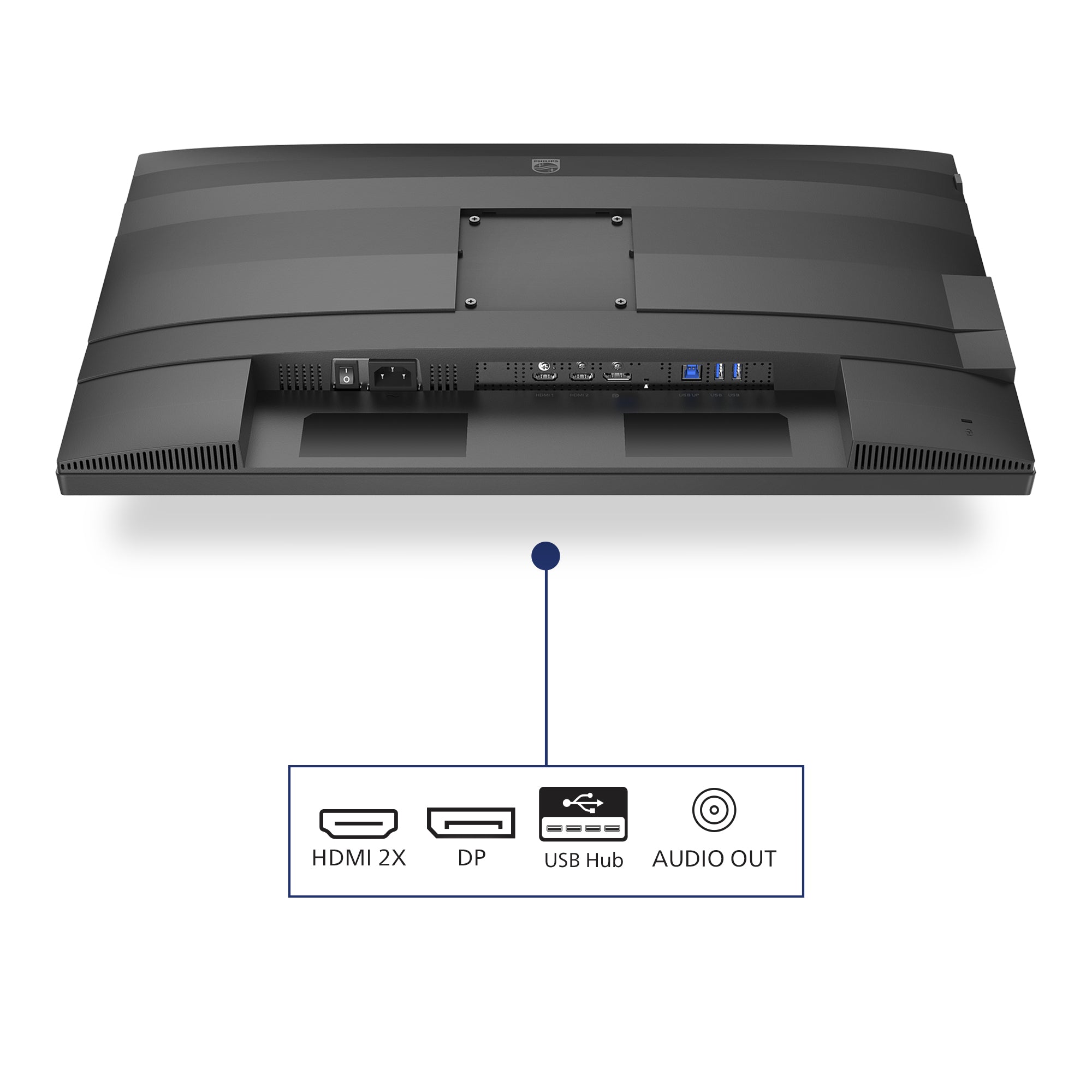 Philips 5000 series 27B2G5500/00 écran plat de PC 68,6 cm (27") 2560 x 1440 pixels Quad HD LCD Anthracite