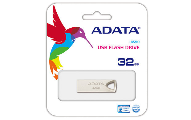 ADATA AUV210-32G-RGD lecteur USB flash 32 Go USB Type-A 2.0 Beige