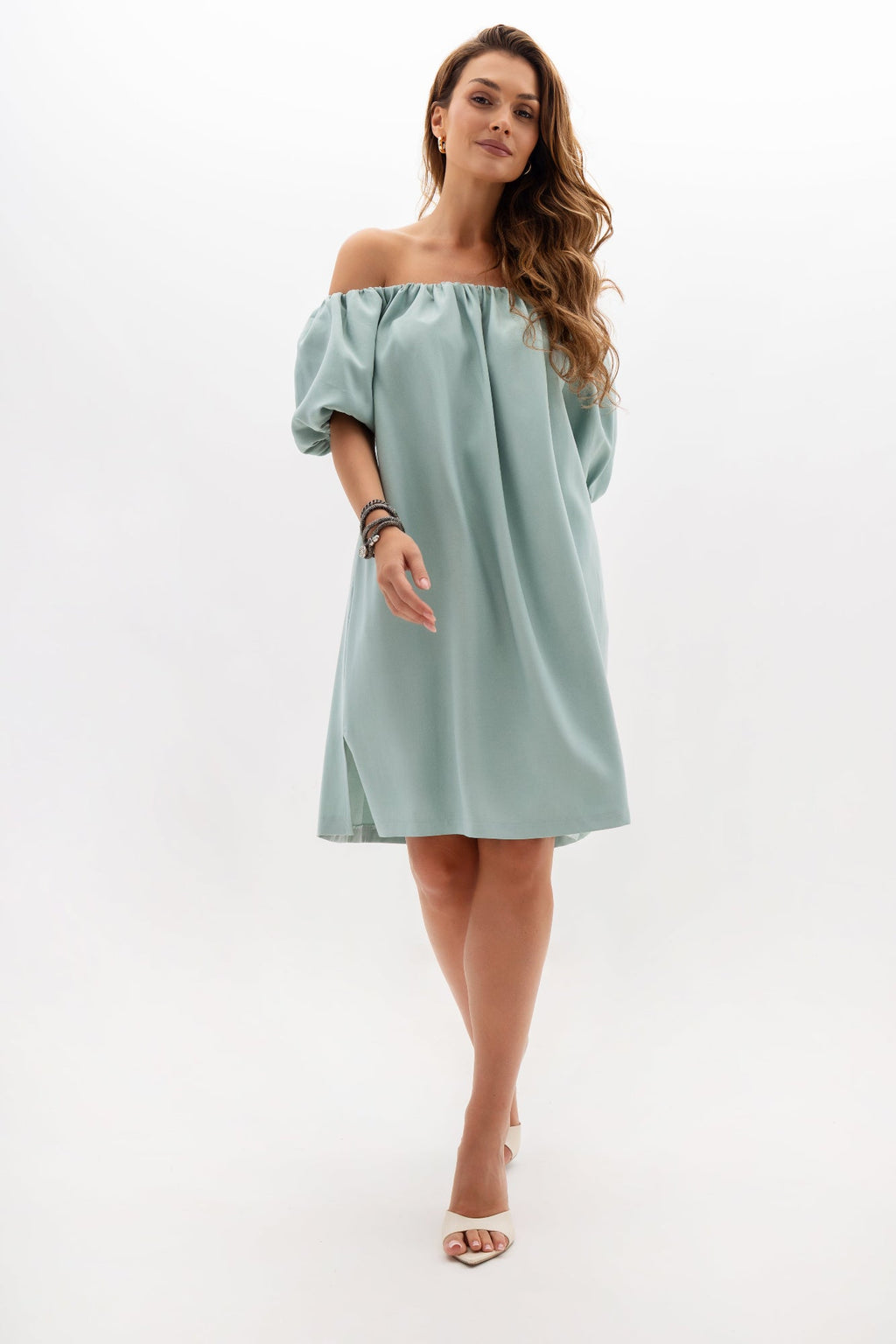 Robe espagnole à élastique et poches
