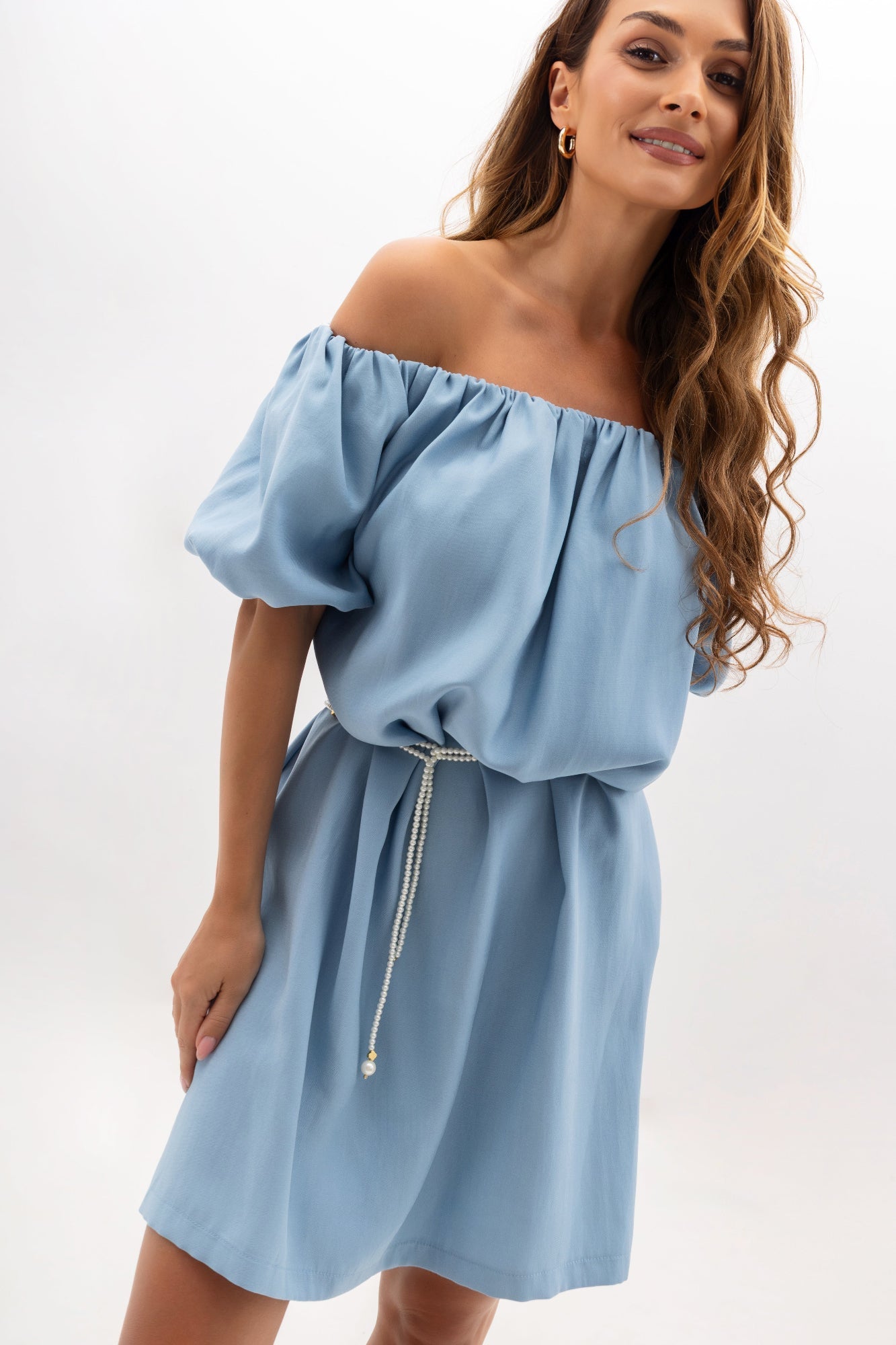 Robe espagnole à élastique et poches