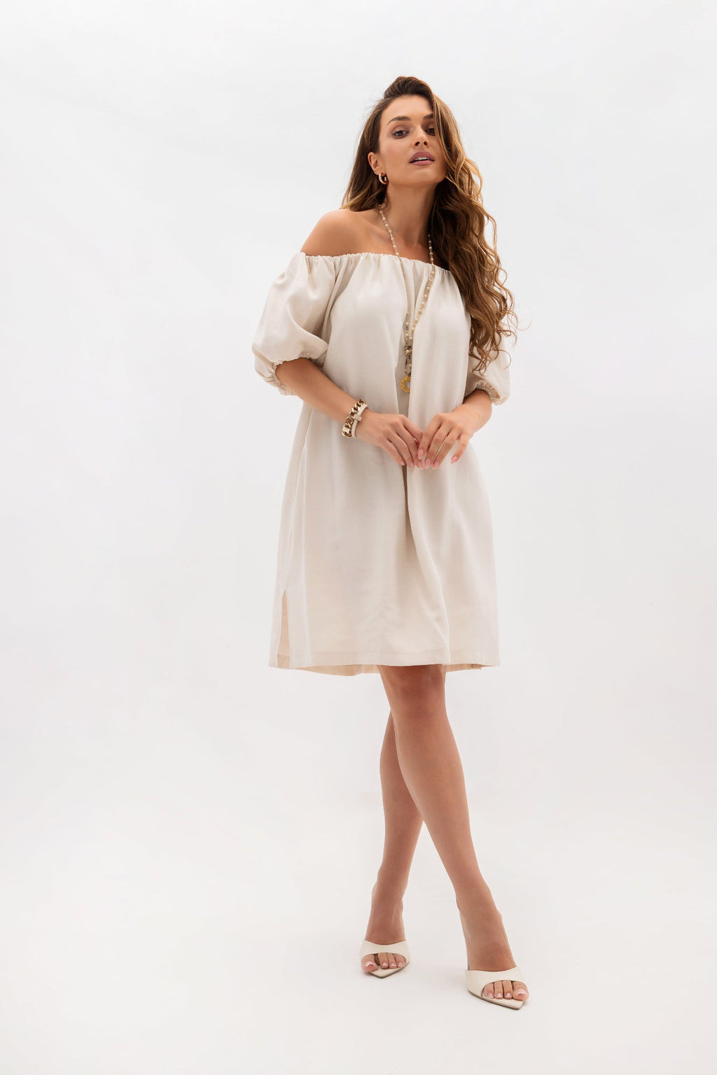 Robe espagnole à élastique et poches