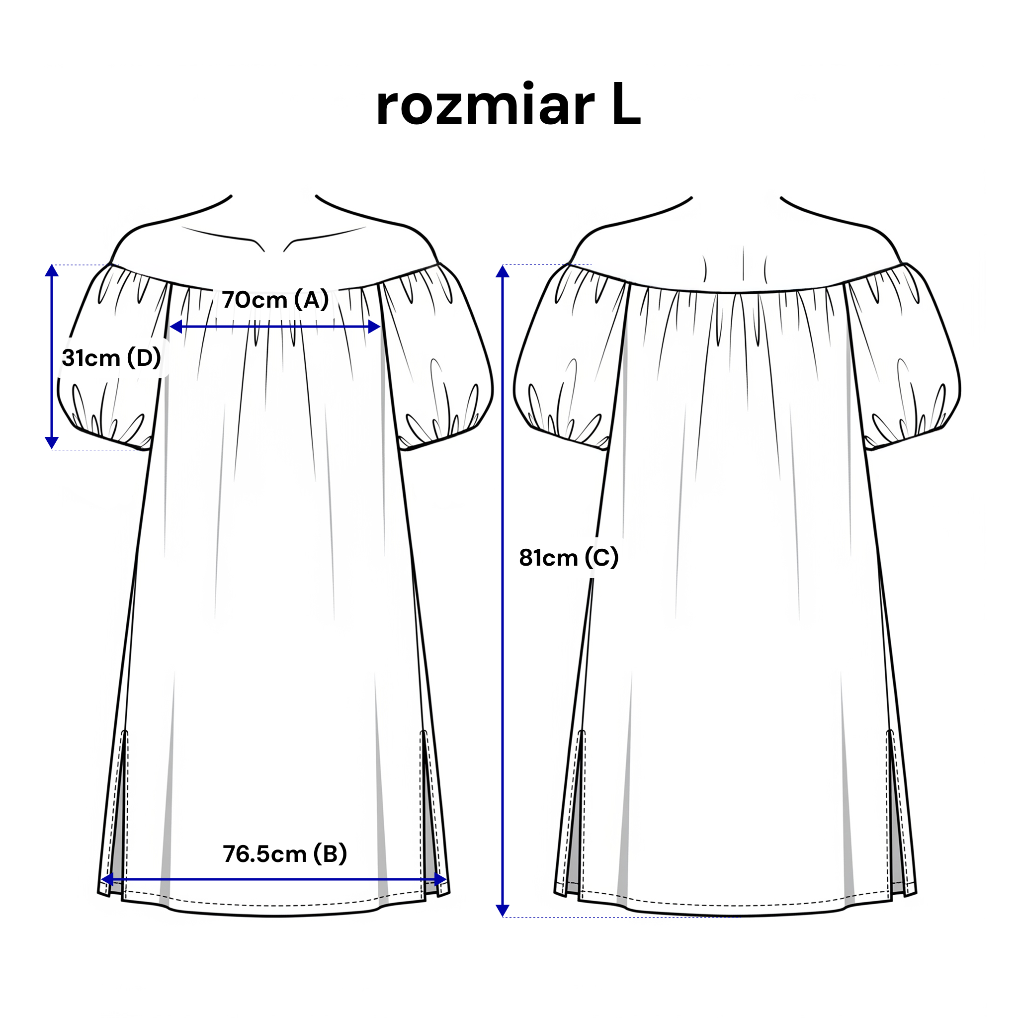 Robe espagnole à élastique et poches