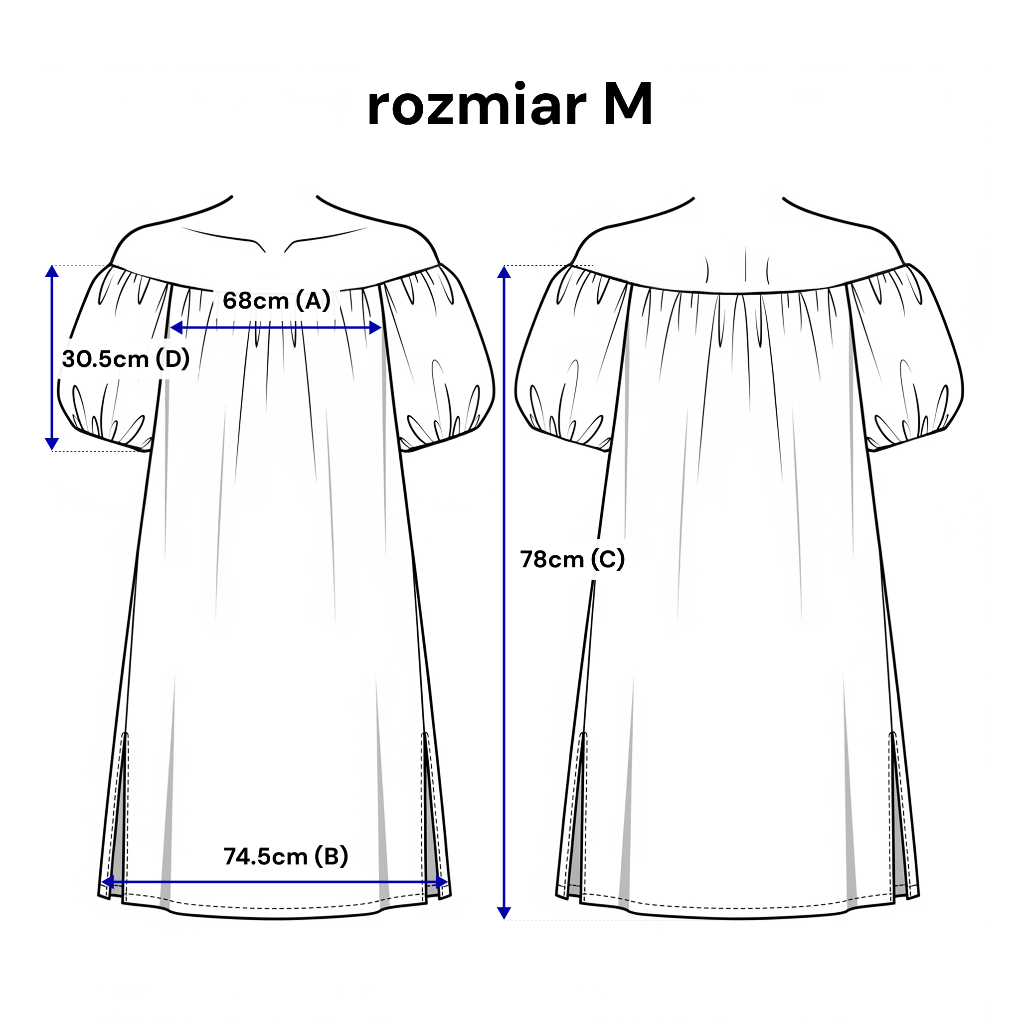 Robe espagnole à élastique et poches