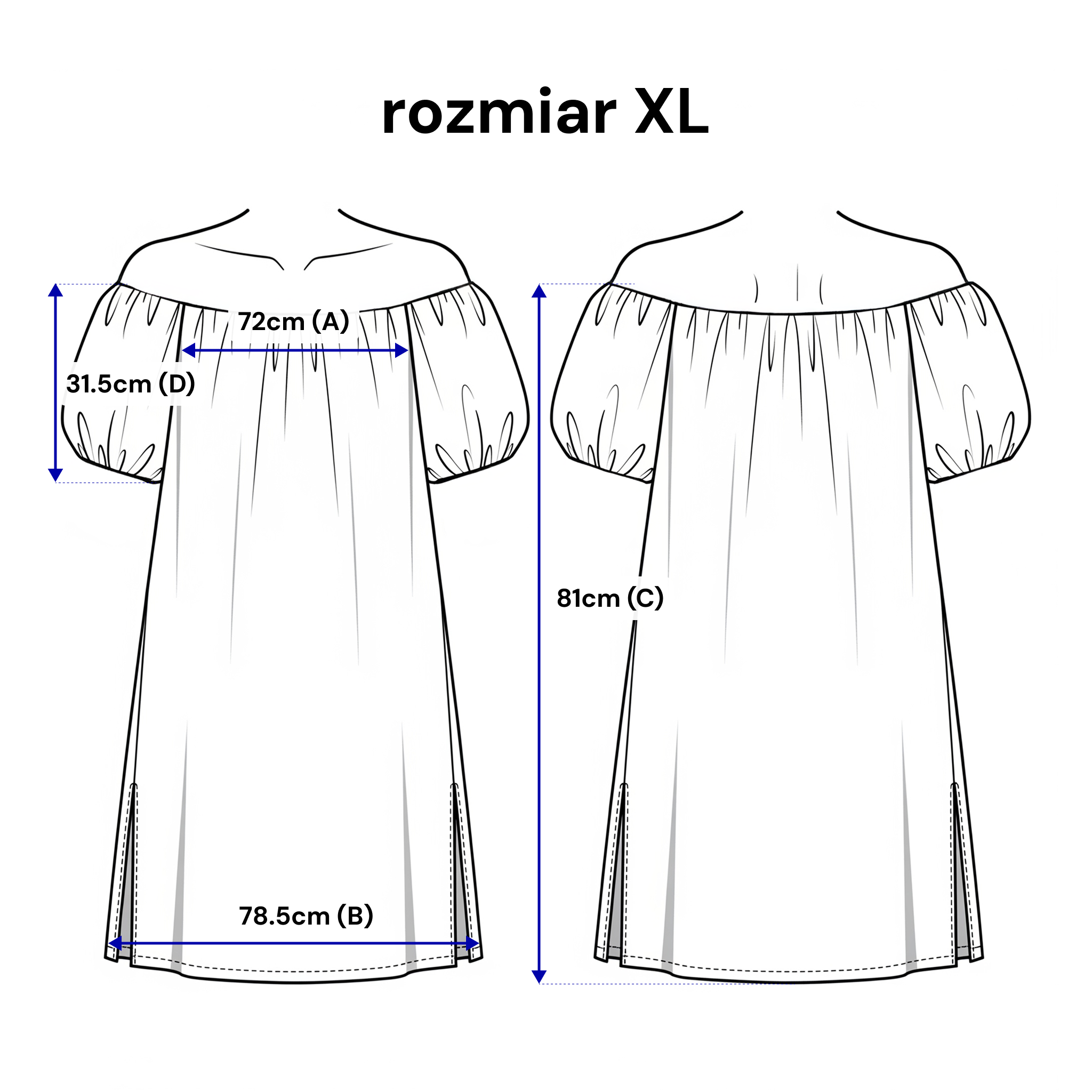 Robe espagnole à élastique et poches