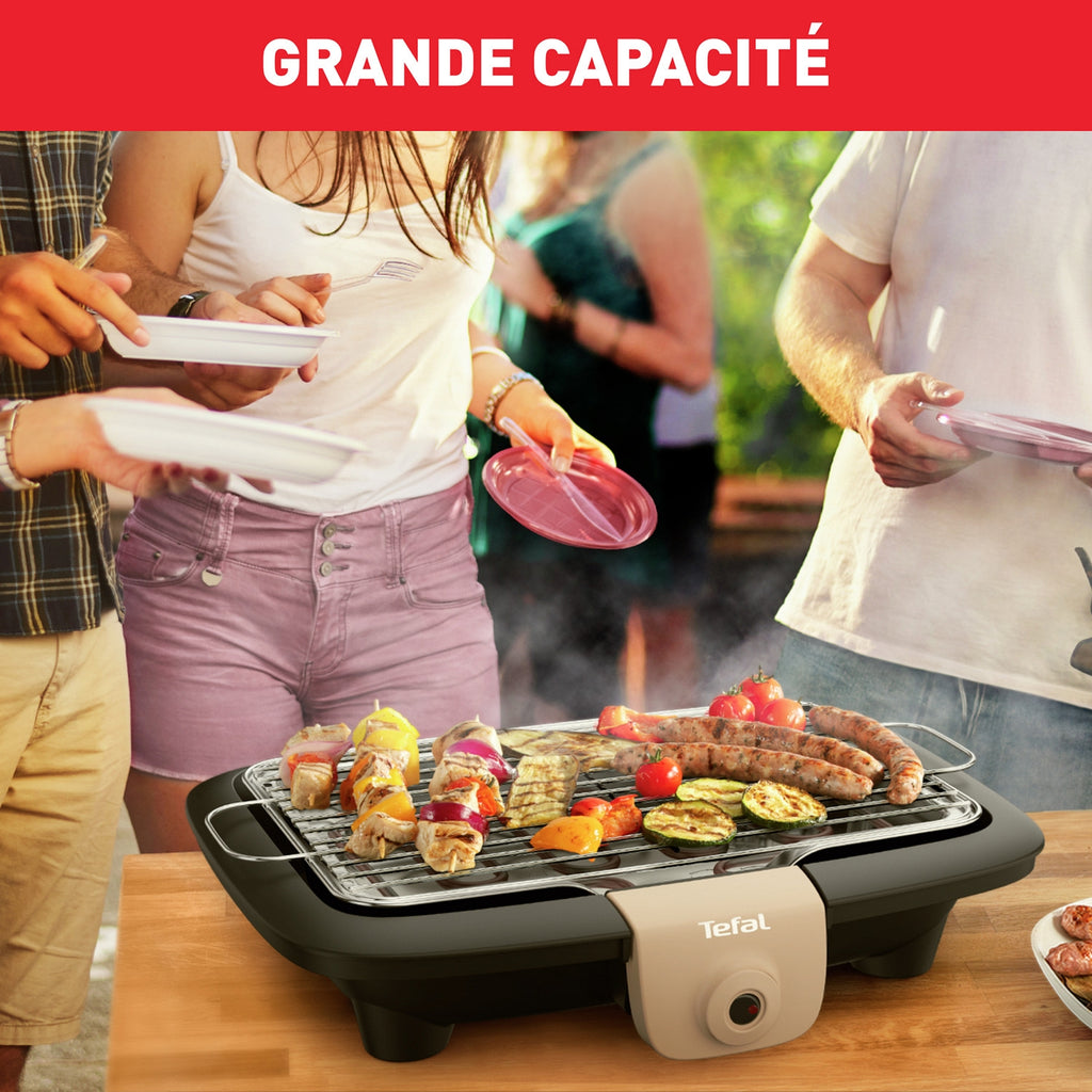 Tefal Barbecue électrique de table EasyGrill Power BG90C814