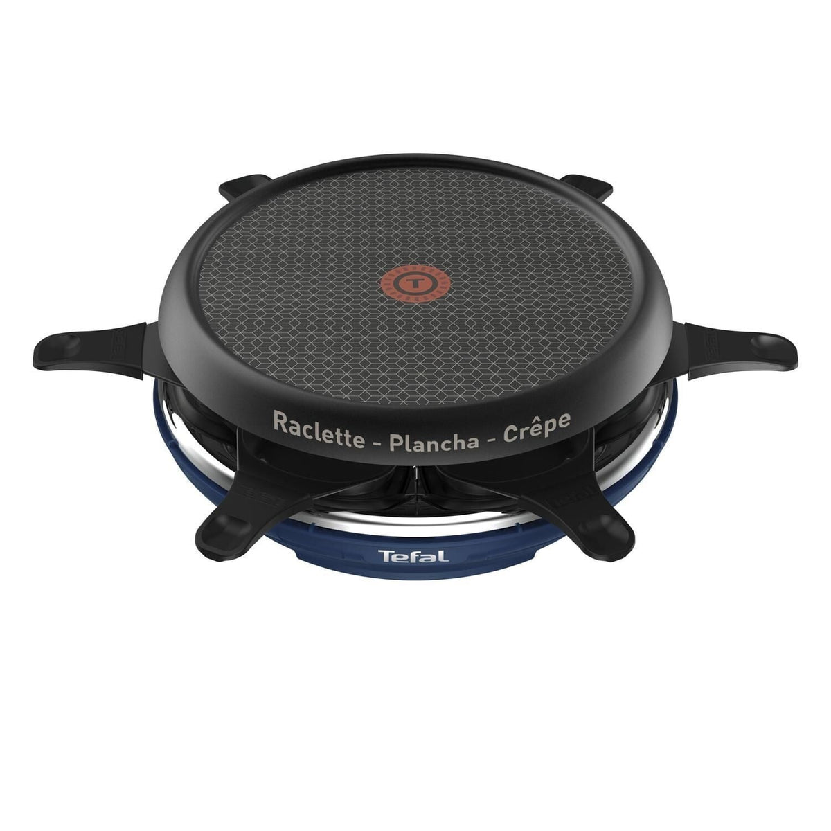 Tefal Appareil à raclette, plancha, crêpière 6 personnes Colormania RE12A412