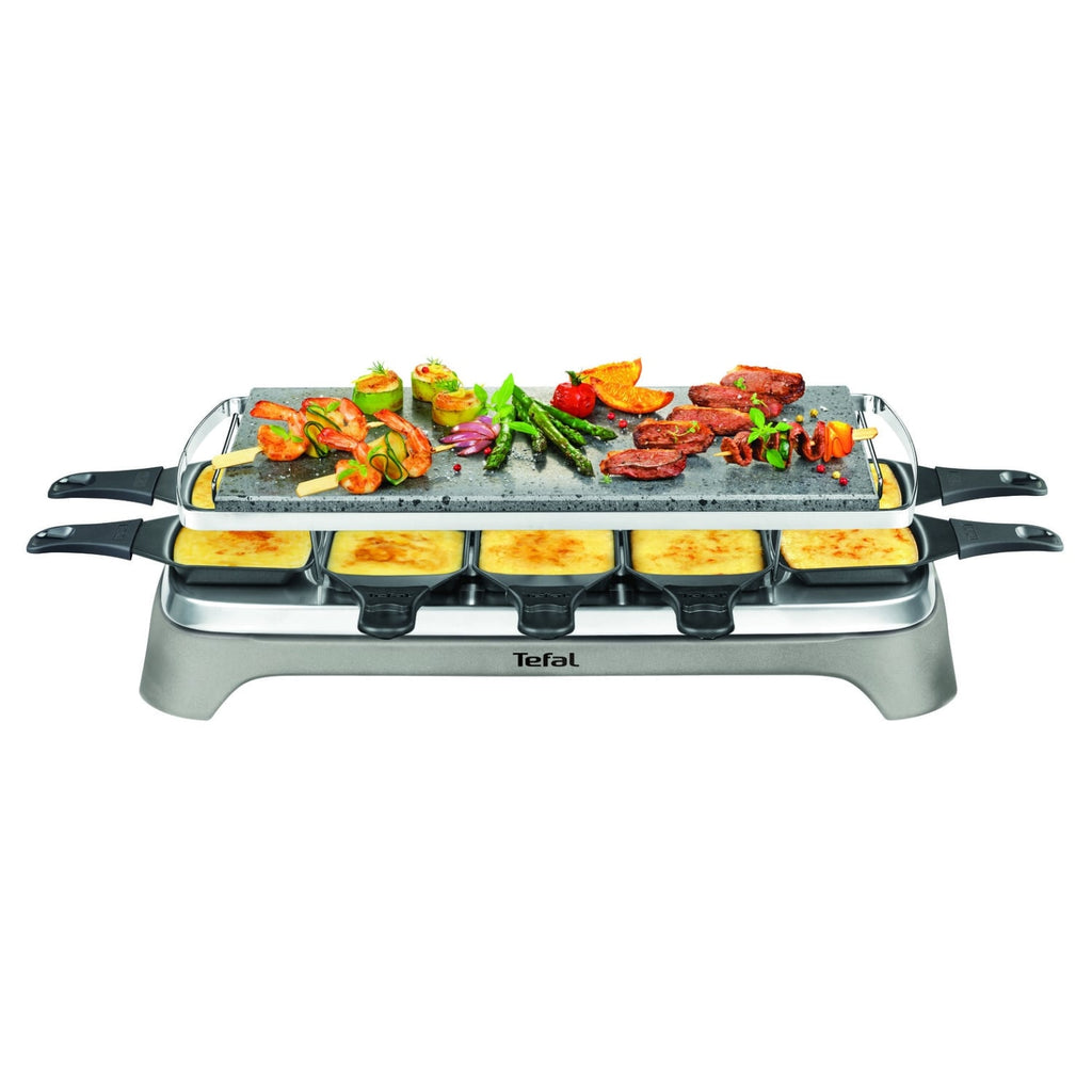 Tefal Appareil à raclette et Pierrade 10 personnes PR457B12