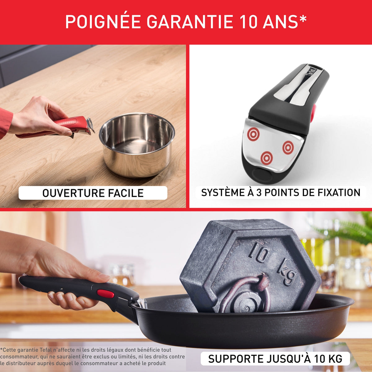 Tefal Batterie de Cuisine Ingenio Emotion 10 pièces