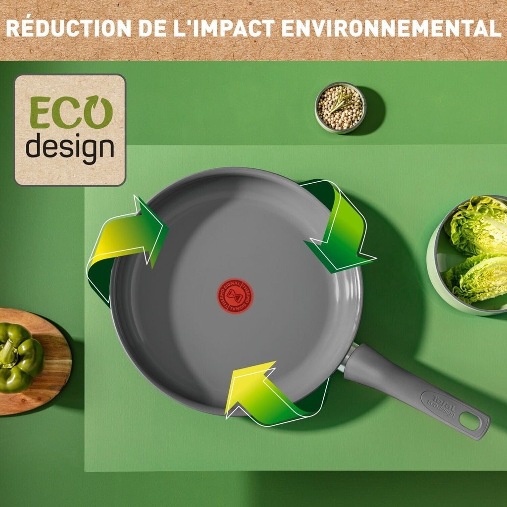 Tefal Poêle 28cm Aluminium Revêtement Anti-adhésif Induction Renew