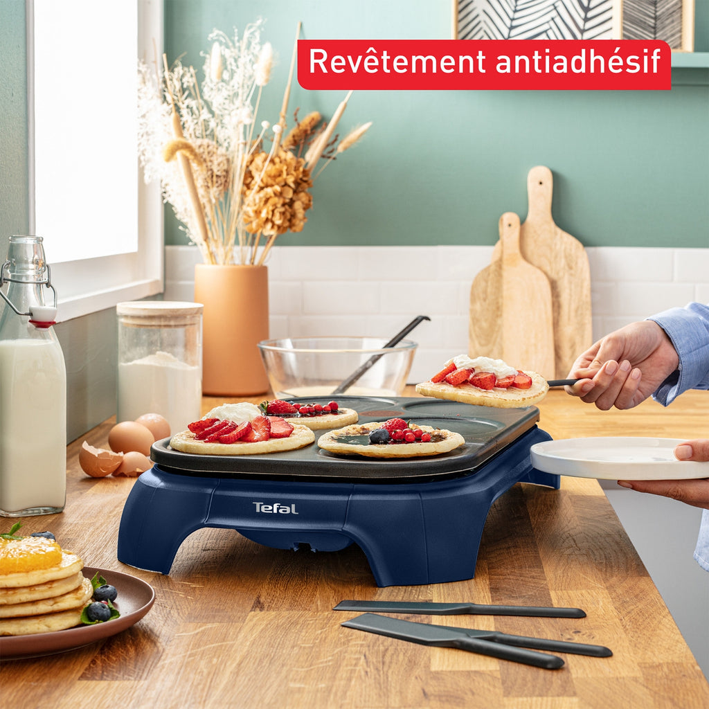 Tefal Crépière électrique Crep'Party Colormania PY559410