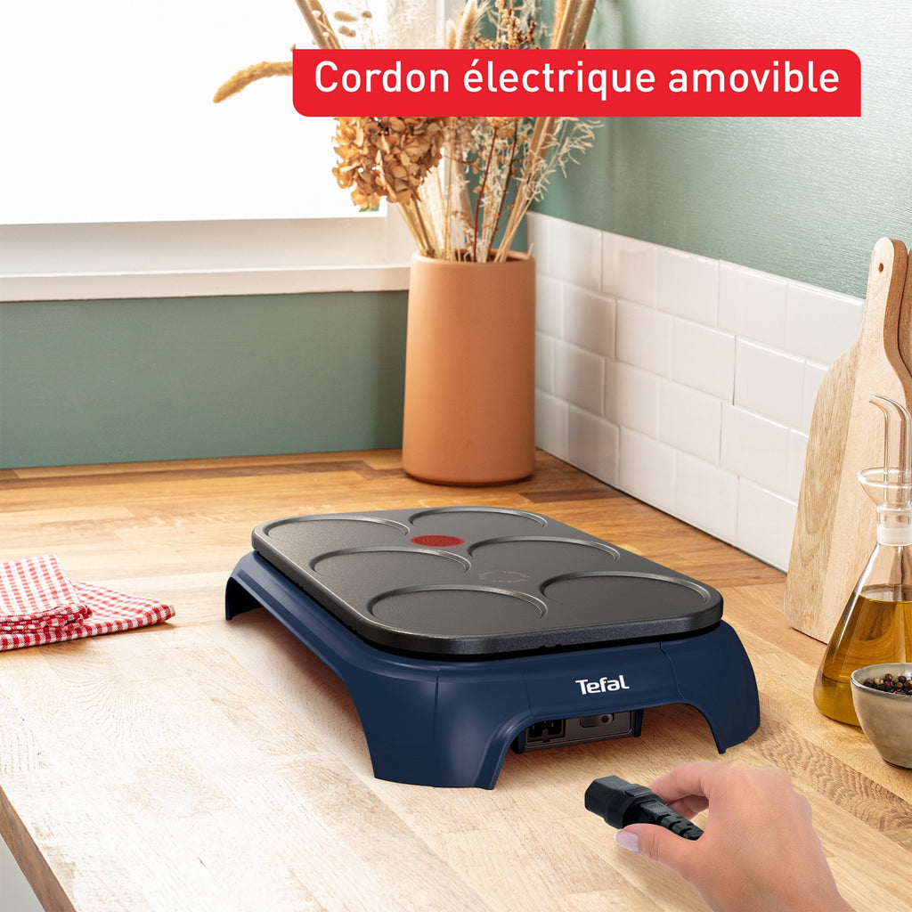 Tefal Crépière électrique Crep'Party Colormania PY559410