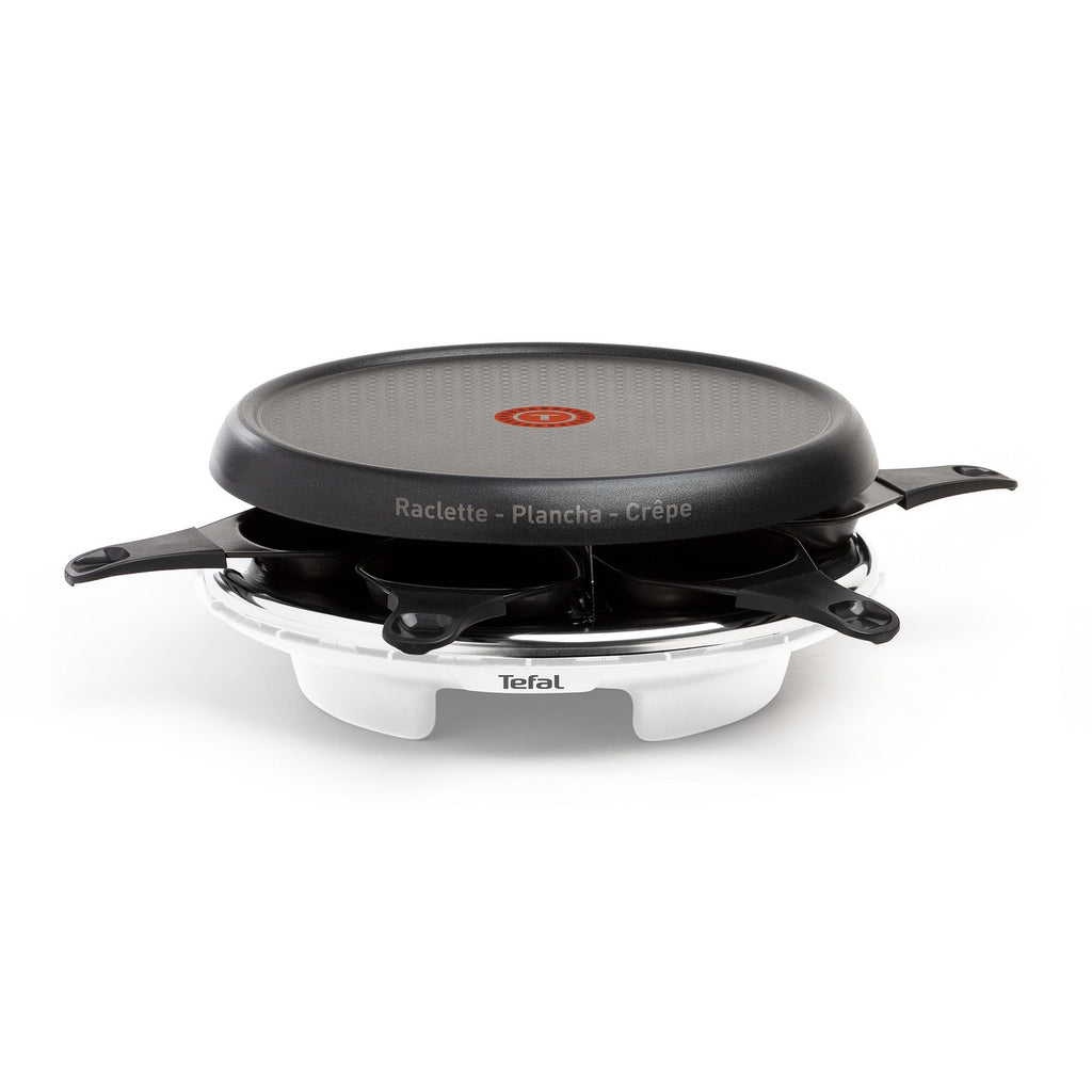 Tefal Appareil à raclette, plancha, crêpière 6 personnes RE151110