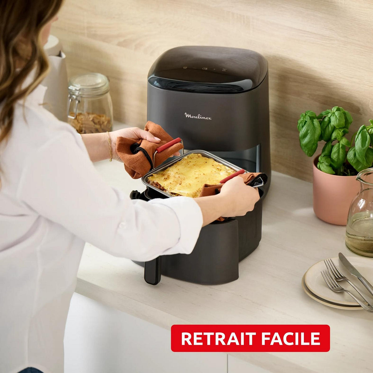 Moulinex Moules 3 pièces Acier Dail Easy Air Fryer