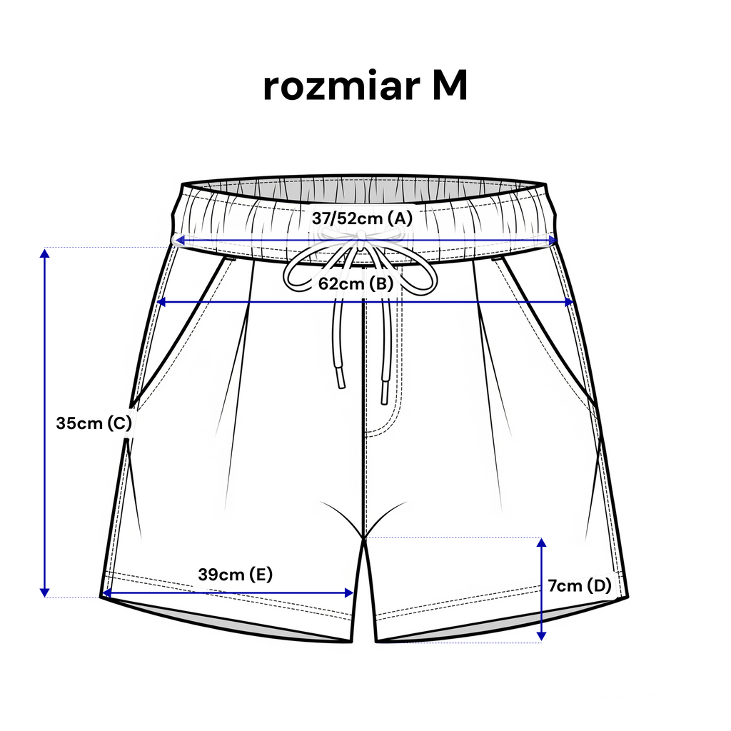 Short de survêtement à plis - taille élastiquée et cordon décoratif
